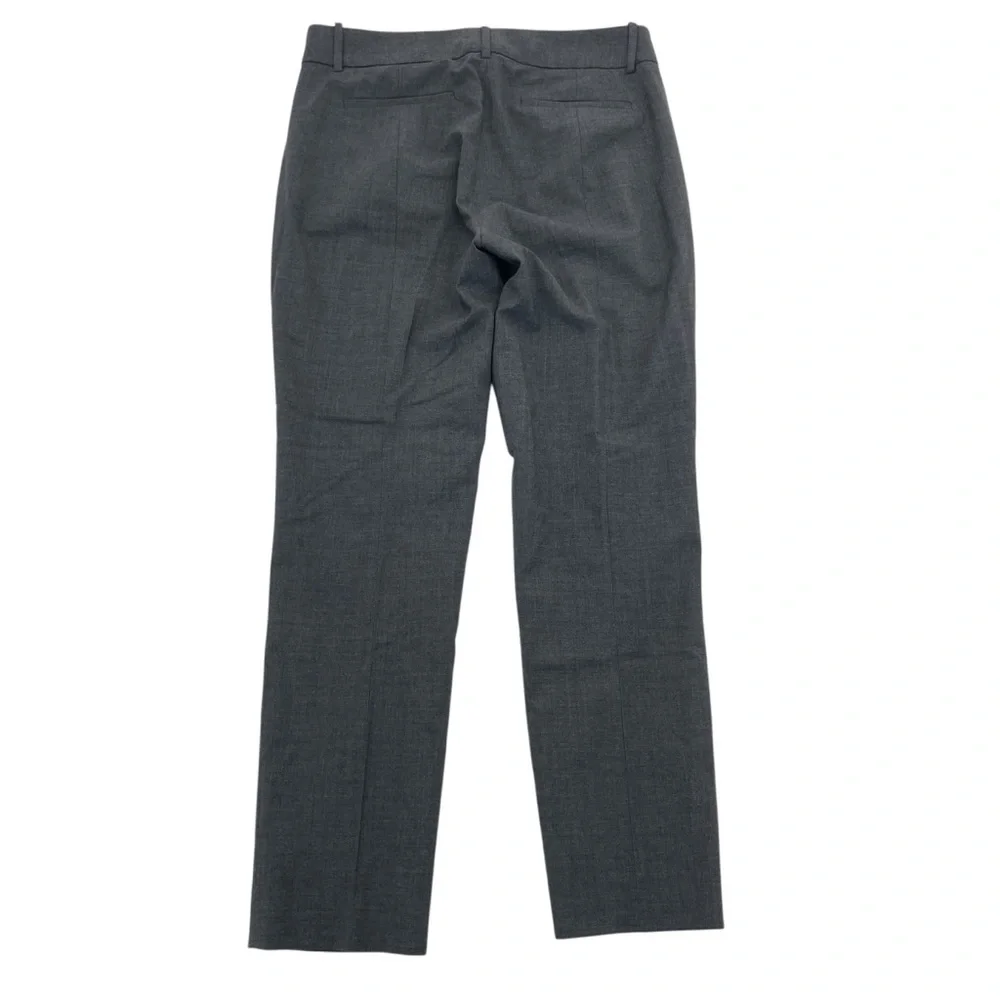 J. Crew Italian Wool Trouser Pant 10 Tall Gray
